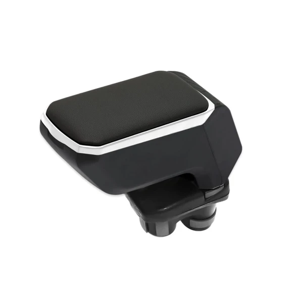 S-Dizayn Citroen C-Elysee Kol Dayama Kolçak Geçmeli ABS Gri 2012-2017 A+Kalite - Resim 2