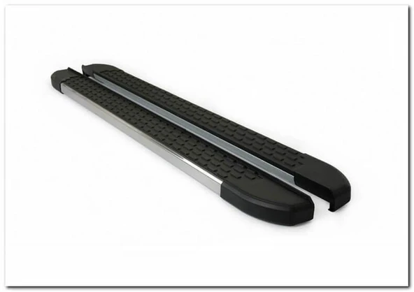 Omsa Line VW Caddy 2003-2014 Uzun Şasi Nevada Krom Alınlı Yan Basamak ürün görseli