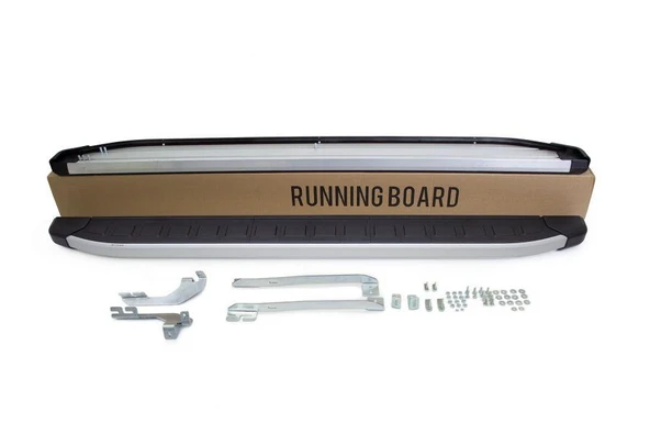 Omsa Line Land Rover Range Rover Evoque 2012 Sonrası Proside Mat Alüminyum Alınlı Yan Basamak - Resim 2