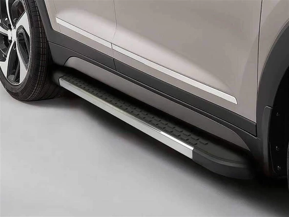 Omsa Line VW Caddy 2021 Sonrası Kısa Şasi Nevada Krom Alınlı Yan Basamak - Resim 4