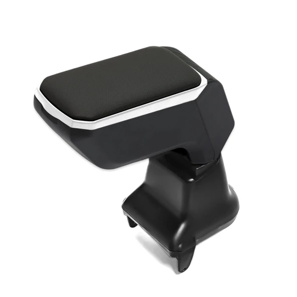 S-Dizayn Renault Clio 4 Kol Dayama Kolçak Geçmeli ABS Gri 2012-2019 A+Kalite - Resim 2