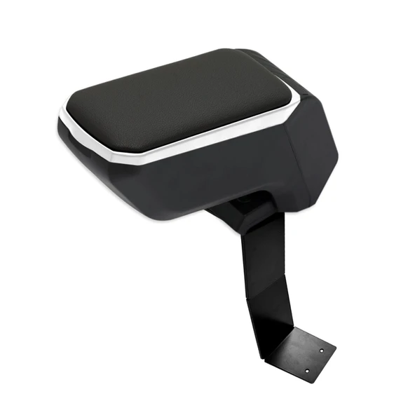 S-Dizayn Renault Megane 3 Kol Dayama Kolçak Çelik Ayaklı ABS Gri 2012-2016 A+Kalite - Resim 2