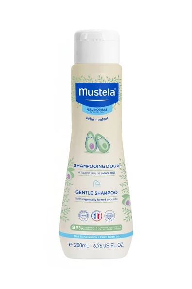 Mustela Papatya Özlü Göz Yakmayan Bebek ve Çocuk Şampuanı 200 ml - 2
