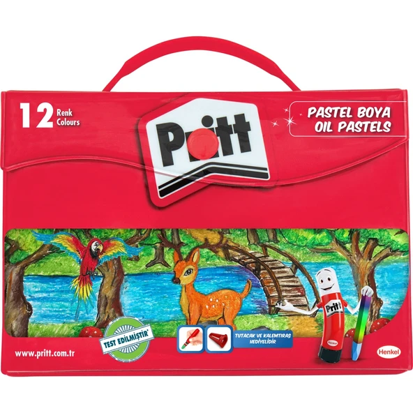 Pritt Pastel Boya 12 Renk Çantalı 1048062 0651 ürün görseli 1