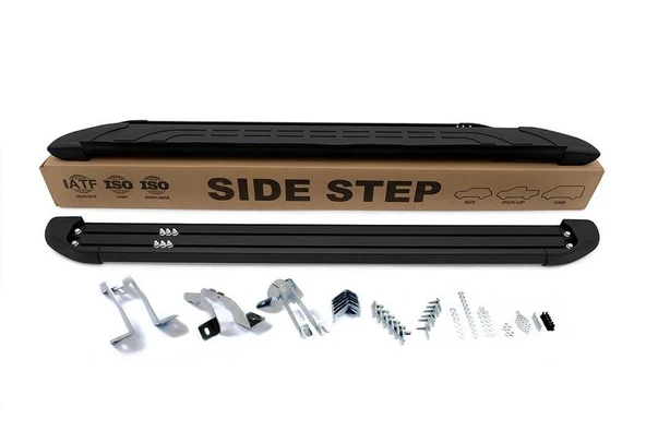 Omsa Line VW Tiguan 2007-2015 Faba Siyah Yan Basamak - Resim 2