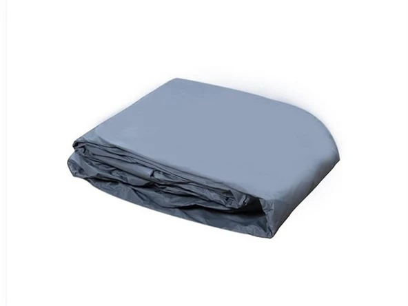 Guard Scooter Motorsiklet Branda 4 Mevsim Miflonlu Gri - Resim 3