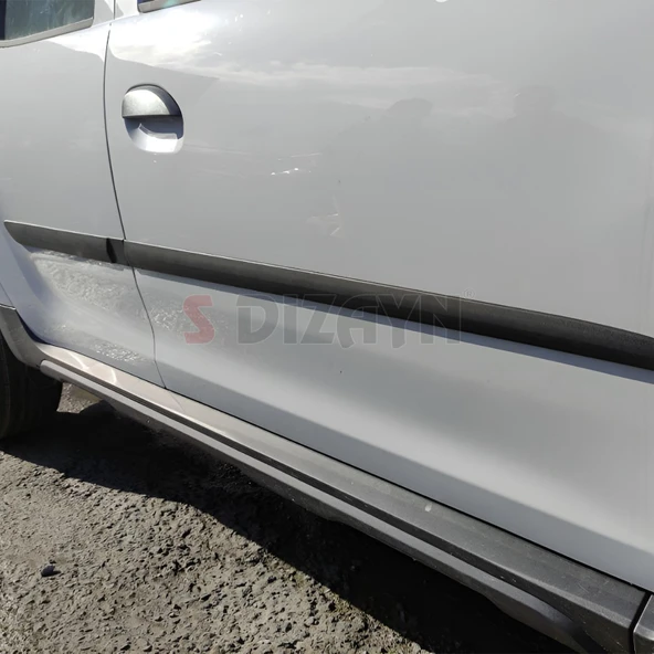 S-Dizayn Dacia Duster ABS Plastik Yan Kapı Koruma Çıtası 2010-2018 A+ Kalite - Resim 6