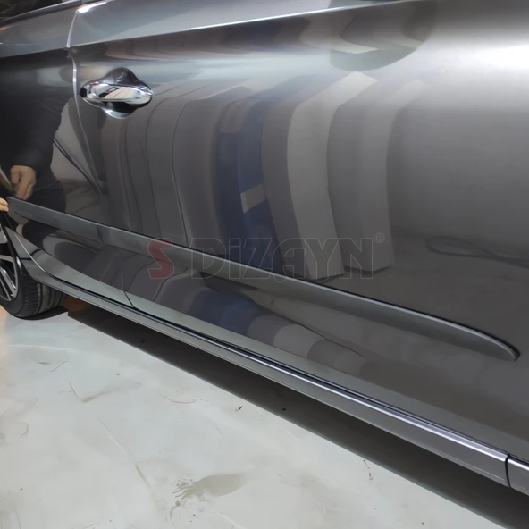 S-Dizayn Honda City ABS Plastik Yan Kapı Koruma Çıtası 2020 Üzeri A+ Kalite - Resim 6