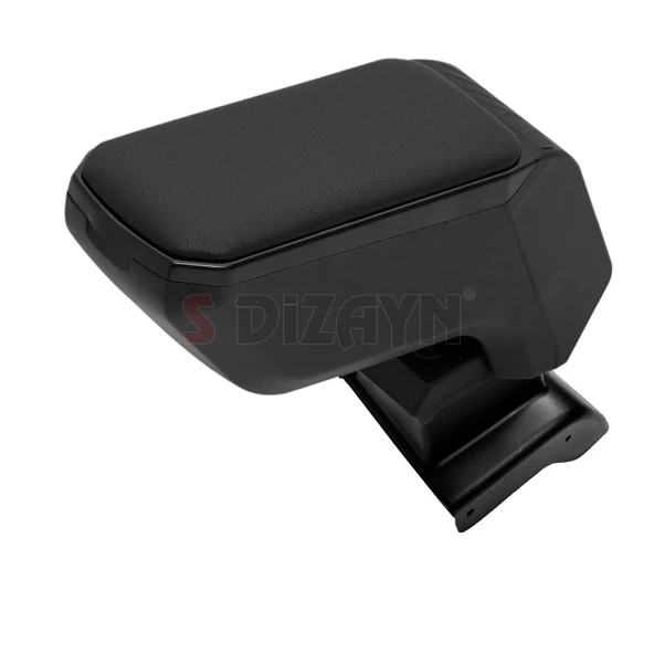 S-Dizayn Seat Ibiza ABS Vidalı Kol Dayama Kolçak Siyah 2017 Üzeri A+Kalite - Resim 2