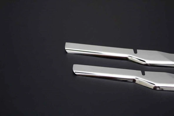 OMSA Ford Courier Krom Ön Tampon Çıtası 2 Parça 2014-2017 Arası - Resim 2