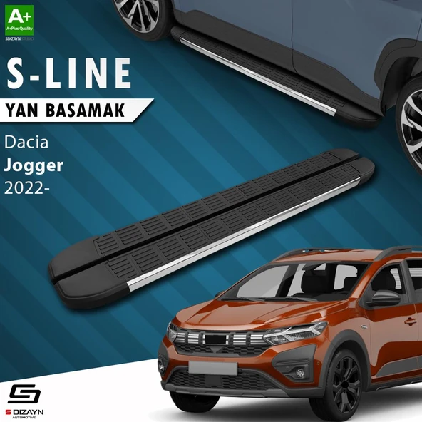 S-Dizayn Dacia Jogger S-Line Krom Yan Basamak 213 Cm 2022 Üzeri A+ Kalite ürün görseli