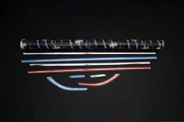 OMSA Ford Mondeo 5 Sedan Krom Cam Alt Çıtası 8 Parça 2015-2022 Arası - Resim 2