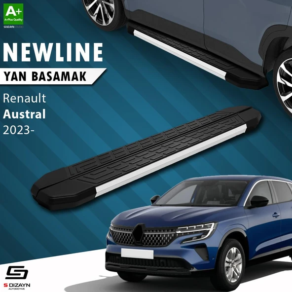 S-Dizayn Renault Austral NewLine Aluminyum Yan Basamak 183 Cm 2023 Üzeri A+ Kalite ürün görseli