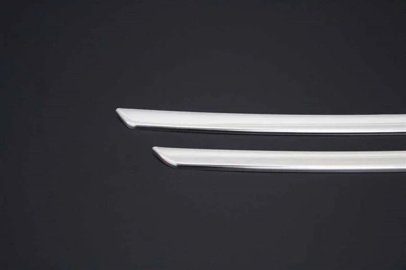 OMSA Fiat Doblo Krom Ön Tampon Çıtası 2 Parça 2010-2014 Arası - Resim 2