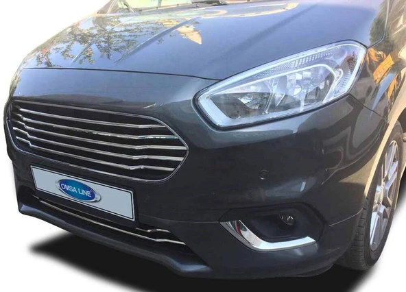 OMSA Ford Courier Krom Sis Farı Çerçevesi 2 Parça 2018-2023 Arası - Resim 3