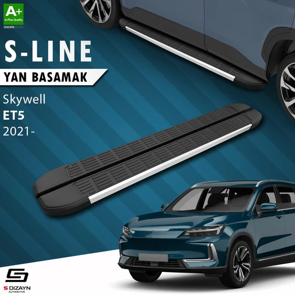 S-Dizayn Skywell ET5 S-Line Aluminyum Yan Basamak 193 Cm 2021 Üzeri A+ Kalite ürün görseli