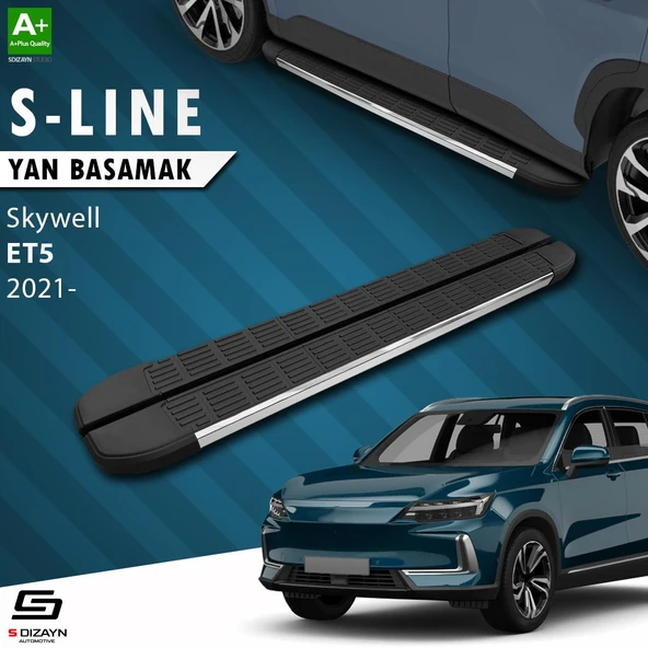 S-Dizayn Skywell ET5 S-Line Krom Yan Basamak 193 Cm 2021 Üzeri A+ Kalite ürün görseli