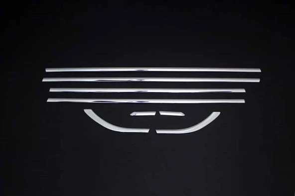 OMSA Ford Mondeo 5 Sedan Krom Cam Alt Çıtası 8 Parça 2015-2022 Arası ürün görseli