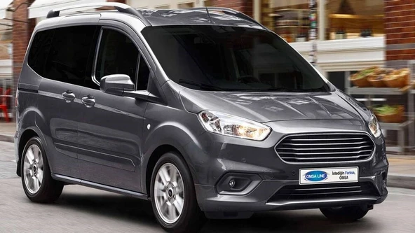 OMSA Ford Courier Krom Ön Tampon Çıtası 2 Parça 2018-2023 Arası - 4
