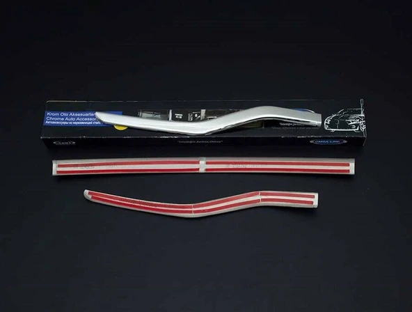 OMSA Hyundai i20 Krom Arka Tampon Çıtası 3 Parça 2018-2020 Arası - Resim 3