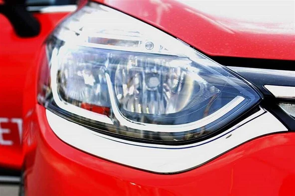 OMSA Renault Clio 4 Krom Far Kaşı 2 Parça 2012-2017 Arası - Resim 4