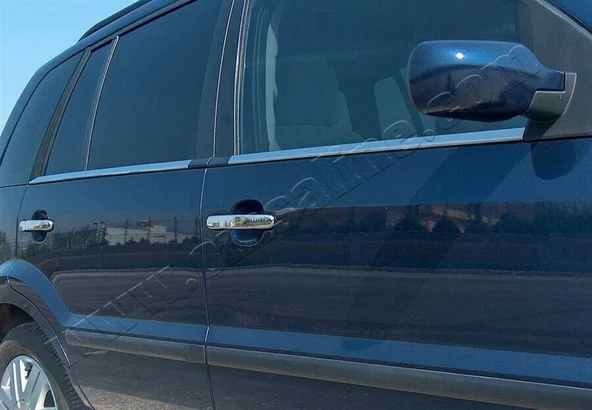 OMSA Ford Fusion Krom Cam Alt Çıtası 4 Parça 2002-2012 Arası - Resim 3