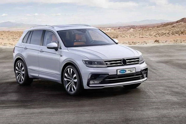 OMSA VW Tiguan Krom Far Üstü Çıta 3 Parça 2016-2020 Arası ürün görseli