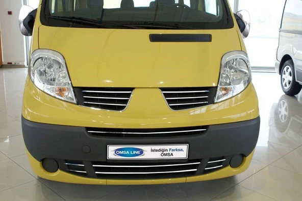 OMSA Nissan Primastar Krom Ön Tampon Çıtası 6 Parça 2010-2014 Arası ürün görseli