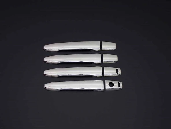 OMSA Citroen C-Crosser Krom Kapı Kolu 8 Parça Tek Delikli Çift Sensörlü 2007-2012 Arası - Resim 2