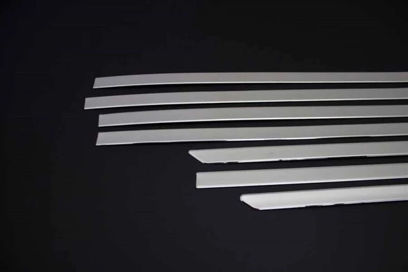 OMSA Ford Tourneo Custom Krom Cam Alt Çıtası 8 Parça Kısa Şase 2012-2023 Arası - Resim 2