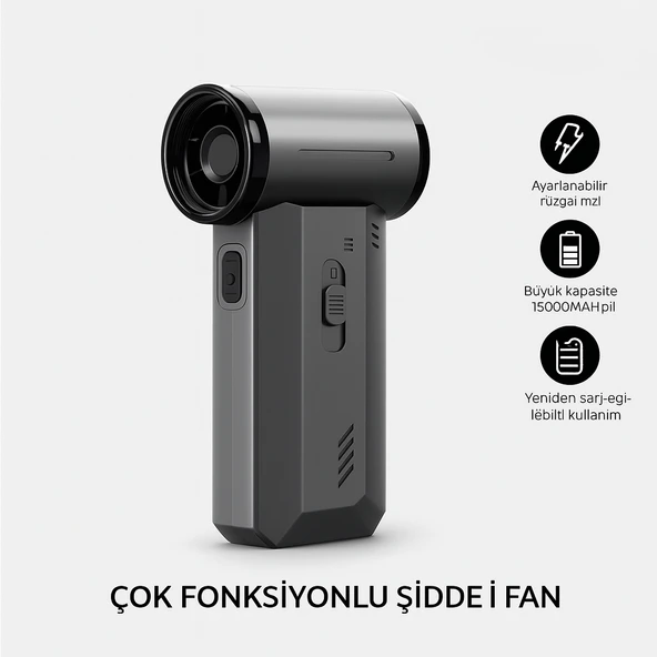 Elektrikli Hava Toz Alma Cihazı, 130000 RPM Basınçlı Hava Toz Alma Cihazı Araba  Bilgisayar Klavyesi