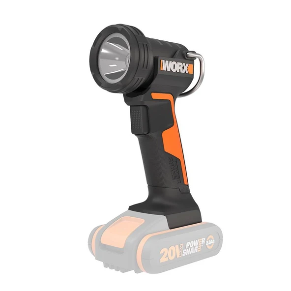 Worx WX025.9 20Volt 160/350 Lümen Profesyonel Çok Fonksiyonlu Led Fener (Akü Dahil Değildir) - Resim 3