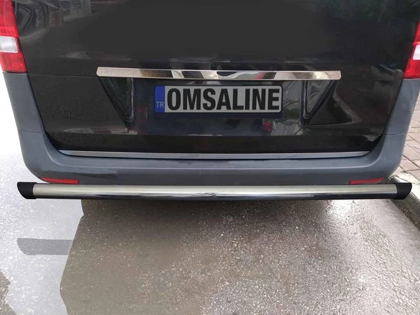 OMSA Mercedes Vito W447 Krom Boru Çap:60 Arka Koruma Plastik Kapak 2014 ve Sonrası - Resim 3