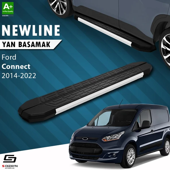 S-Dizayn Ford Connect 2 NewLine Aluminyum Yan Basamak 183 Cm 2014-2023 A+ Kalite ürün görseli