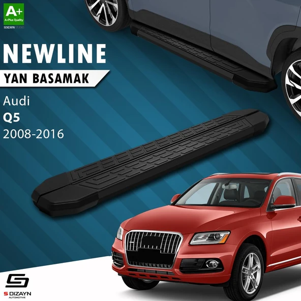 S-Dizayn Audi Q5 NewLine Siyah Yan Basamak 183 Cm 2008-2016 A+ Kalite ürün görseli