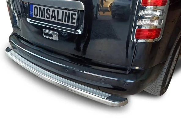 OMSA VW Caddy Ms Line Arka Koruma Alüminyum 2003-2020 Arası - Resim 3