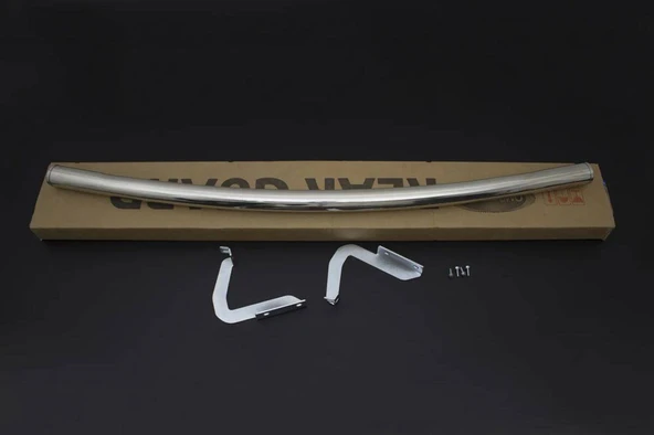 OMSA Ford Connect Krom Boru Çap:60 Arka Koruma Çelik Kapak 2002 ve Sonrası - Resim 2