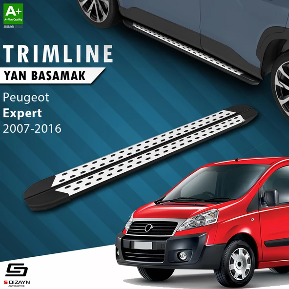 S-Dizayn Peugeot Expert 2 Kısa Şase TrimLine Gri Yan Basamak 220 Cm 2007-2016 ürün görseli