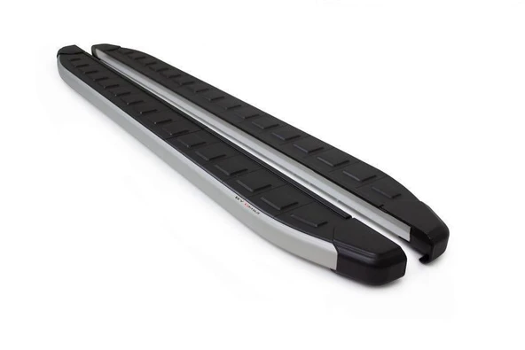 Omsa Line Ford Connect 2022 Sonrası Uzun Şasi Proside Mat Alüminyum Alınlı Yan Basamak ürün görseli