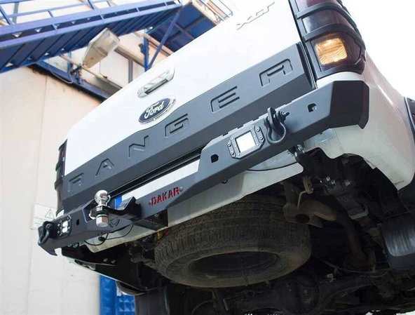 OMSA Ford Ranger Dakar Çelik Arka Tampon Ledli Sensörlü 2011-2022 Arası - Resim 4