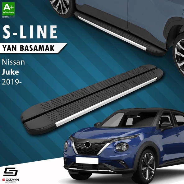 S-Dizayn Nissan Juke 2 S-Line Aluminyum Yan Basamak 173 Cm 2019 Üzeri A+ Kalite ürün görseli