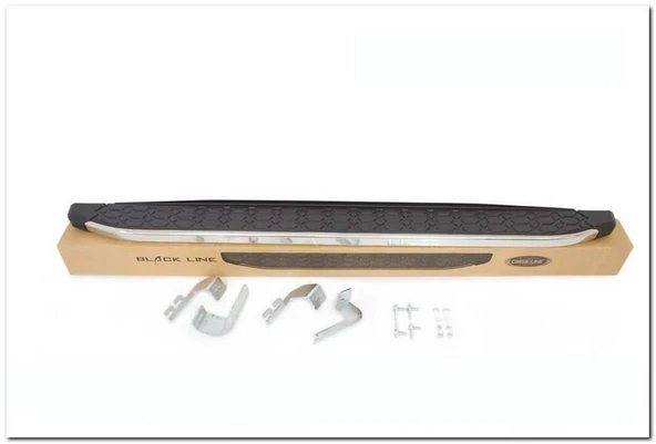 Omsa Line Ford Connect 2022 Sonrası Kısa Şasi Blackline Krom Alınlı Yan Basamak - Resim 2