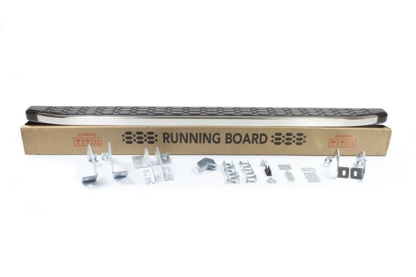 Omsa Line Ford Ranger 2022 Sonrası Blackline Krom Alınlı Yan Basamak - Resim 2