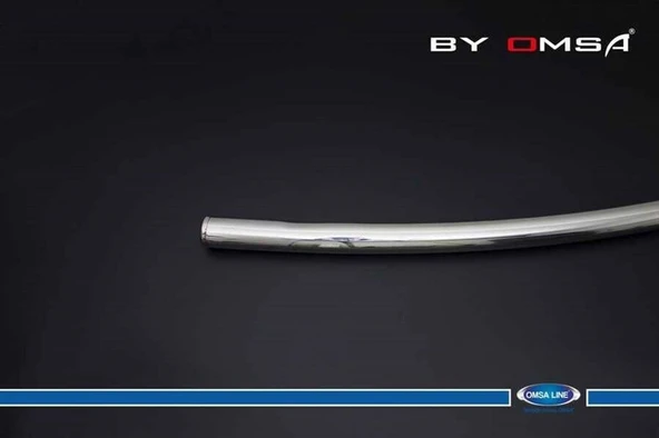 OMSA VW Crafter Krom Boru Çap:60 Arka Koruma Çelik Kapak 2006-2016 Arası - 3
