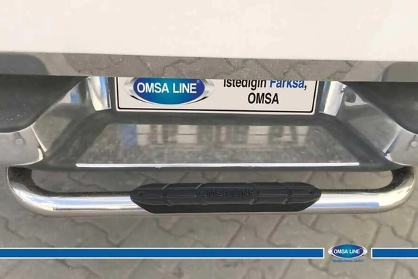OMSA Mitsubishi L200 Arka Koruma Çap:76 Krom 2015-2019 Arası - 1