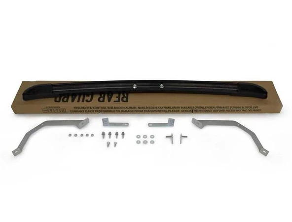 OMSA Fiat Fiorino Qubo Dot Line Arka Koruma Siyah 2008-2015 Arası - 2