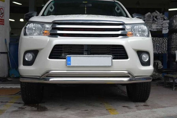 OMSA Toyota Hilux Vegas Ön Alt Koruma Çap:76-42 Krom 2015-2020 Arası - Resim 2