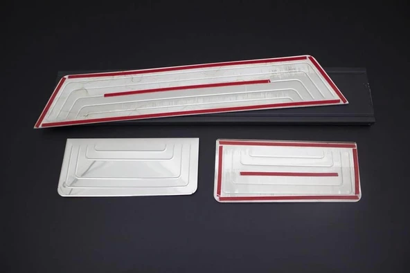 OMSA VW T5 Caravelle Krom Kapı Eşiği 3 Parça 2010-2014 Arası - Resim 2