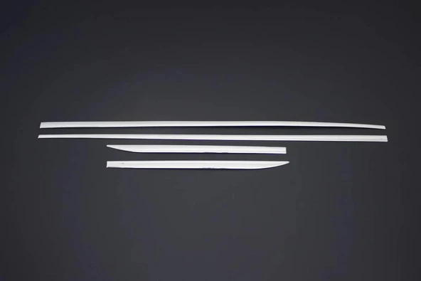 OMSA Fiat Egea HB Sedan Krom Yan Kapı Çıtası 4 Parça 2016 ve Sonrası - Resim 2