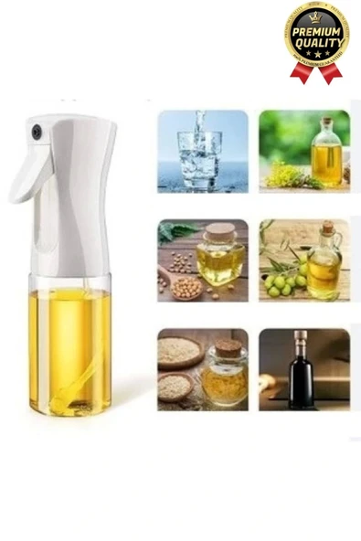 Çok Amaçlı Atomize Başlıklı Sızdırmaz Airfryer Püskürtmeli Fısfıs Sprey Cam Yağdanlık 200 Ml 1 Adet - Resim 5